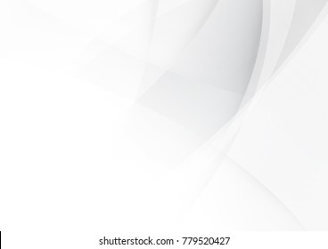 Abstract white and gray color technology modern background design vector Illustration