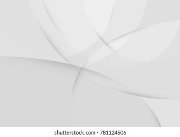 Abstract white and gray color technology modern background design vector Illustration