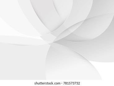 Abstract white and gray color technology modern background design vector Illustration