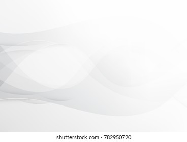Abstract white and gray color technology modern background design vector Illustration
