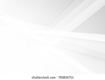 Abstract white and gray color technology modern background design vector Illustration
