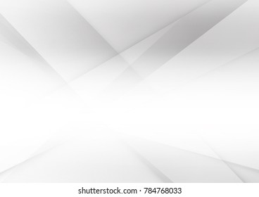 Abstract white and gray color technology modern background design vector Illustration