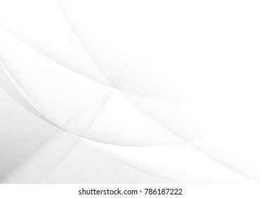 Abstract white and gray color technology modern background design vector Illustration