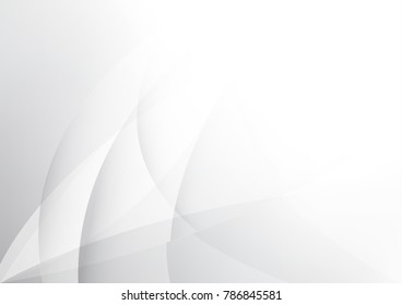 Abstract white and gray color technology modern background design vector Illustration