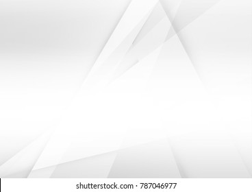 Abstract white and gray color technology modern background design vector Illustration
