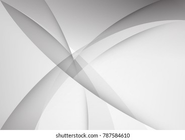 Abstract white and gray color technology modern background design vector Illustration