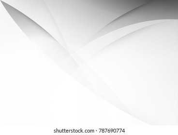 Abstract white and gray color technology modern background design vector Illustration