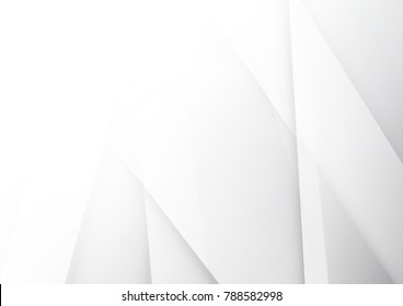 Abstract white and gray color technology modern background design vector Illustration