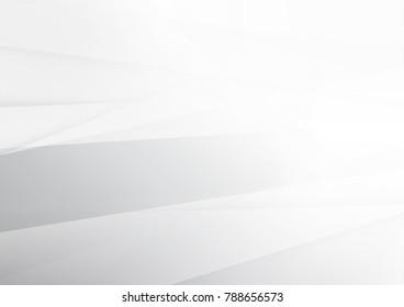 Abstract white and gray color technology modern background design vector Illustration