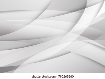 Abstract white and gray color technology modern background design vector Illustration