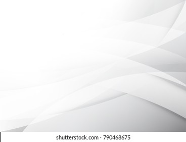 Abstract white and gray color technology modern background design vector Illustration