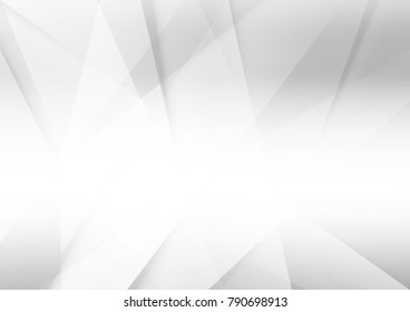 Abstract white and gray color technology modern background design vector Illustration