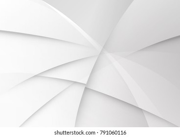 Abstract white and gray color technology modern background design vector Illustration