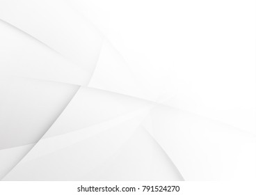 Abstract white and gray color technology modern background design vector Illustration