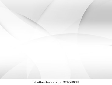Abstract white and gray color technology modern background design vector Illustration