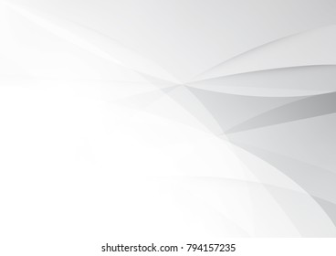 Abstract white and gray color technology modern background design vector Illustration