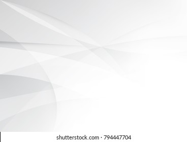 Abstract white and gray color technology modern background design vector Illustration