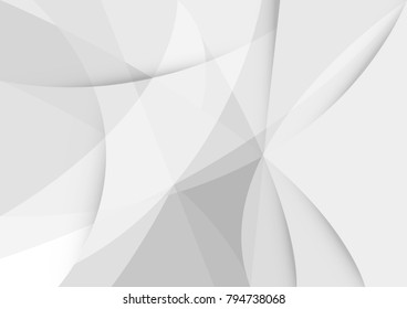 Abstract white and gray color technology modern background design vector Illustration