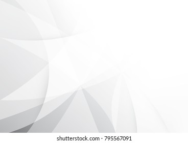 Abstract white and gray color technology modern background design vector Illustration