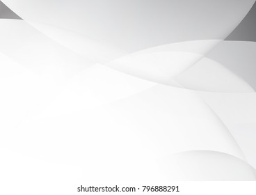 Abstract white and gray color technology modern background design vector Illustration