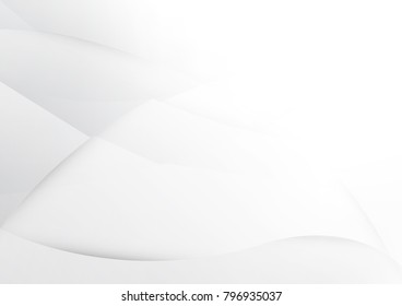 Abstract white and gray color technology modern background design vector Illustration