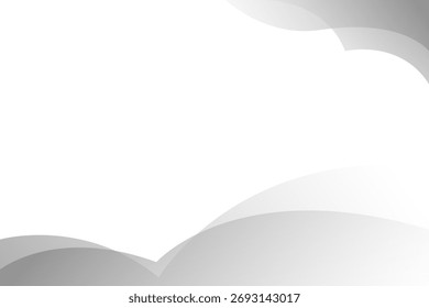 Abstrato branco e cinza curva forma fundo. textura branco padrão. vetor ilustração