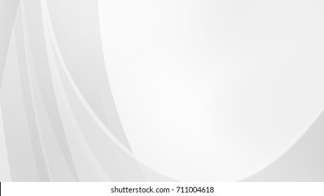Abstract White and Gray Curve Vector Backgrounds
