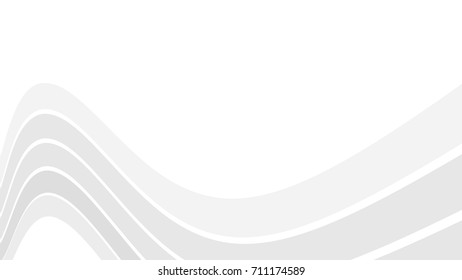 Abstract White and Gray Curve Vector Backgrounds