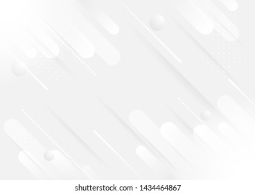 Abstract white and gray dynamic geometric background.vector Illustration.