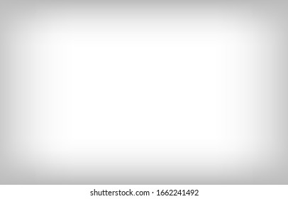 Abstract white with gray frame background 