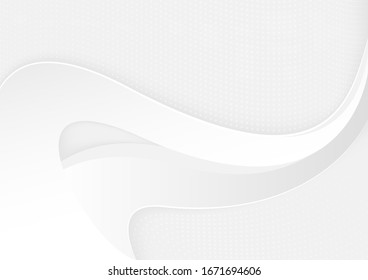 Fondo geométrico gris y blanco abstracto. Fondo blanco futurista.