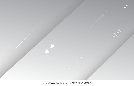 Abstract white and gray geometric background. Vector illustration