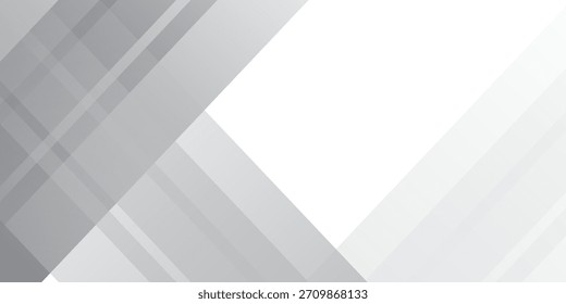 Abstrato branco e cinza forma geométrica moderna tecnologia vetor de fundo sutil