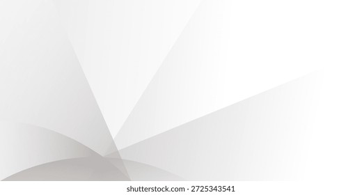 Abstrakte weiße und graue geometrische Formen für Geschäftspräsentation modernen Hintergrund. Vektorgrafik
