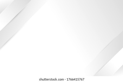 Resumen de la textura del marco moderno de la línea oblicua de tecnología geométrica blanca y gris mínima ilustración vectorial de fondo elegante