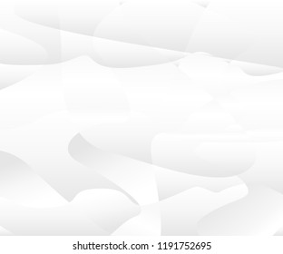 Abstract white and gray gradient background. Vector illustration, EPS10. Can be used as background, backdrop, image montage in graphic design, book cover, flyer, brochure, advertising material, etc.