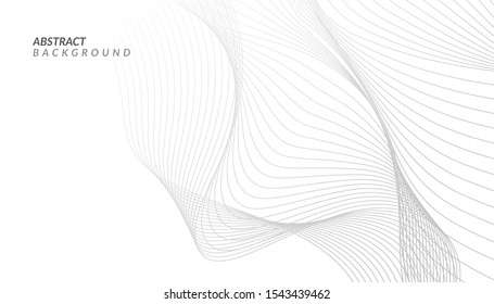 Abstract white and gray gradient background. abstract line design background.vector Illustration.