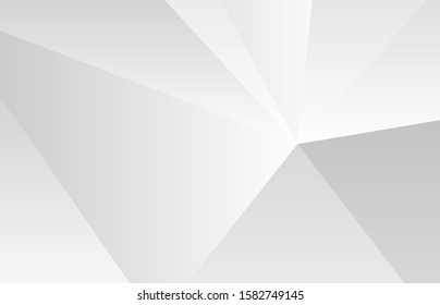 Abstract white and gray gradient background. Lines design background. Vector Illustration