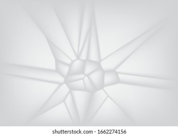Abstract white and gray gradient background or wallpaper backdrop, vector eps.