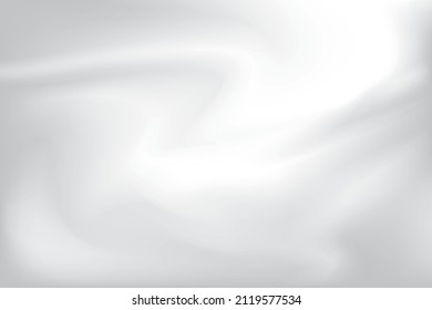 Abstract white and gray gradient background. Vector illustration.