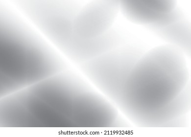 Abstract white and gray gradient background with light effect. Vector illustration.