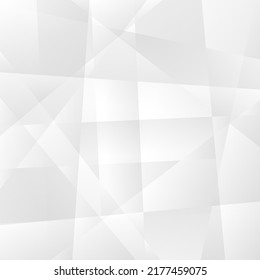 Abstract white and gray gradient background. Modern minimalist design. Vector illustration with simple shapes like circle, square, rectangle. Monochrome light 3d futuristic design 