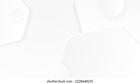 Abstract white and gray gradient background. Halftone waves design background.