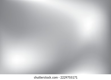 Abstract white and gray gradient background. Vector illustration.