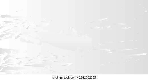 Abstract white and gray gradient background. Modern minimalistic design. Vector illustration with painted textures. Monochrome light 3d futuristic design 