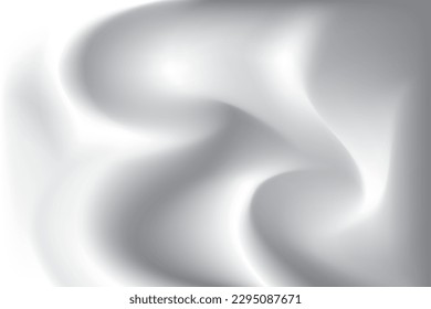 Abstract white and gray gradient background, shadow and highlight pattern. Vector illustration.