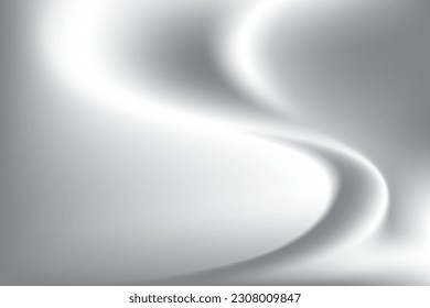 Abstract white and gray gradient background, shadow and highlight pattern. Vector illustration.
