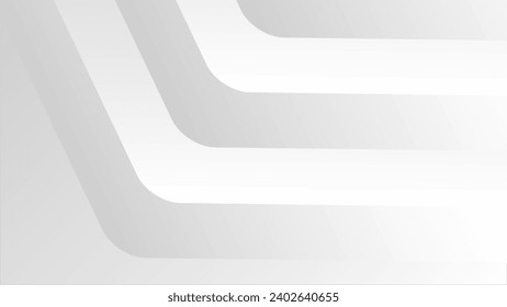 Abstract white and gray gradient background. geometric modern design with copy space, vector illustration. eps 10.