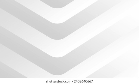 Abstract white and gray gradient background. geometric modern design with copy space, vector illustration. eps 10.
