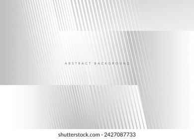 Abstract white and gray gradient background. Modern minimalistic vector and geometric design template.